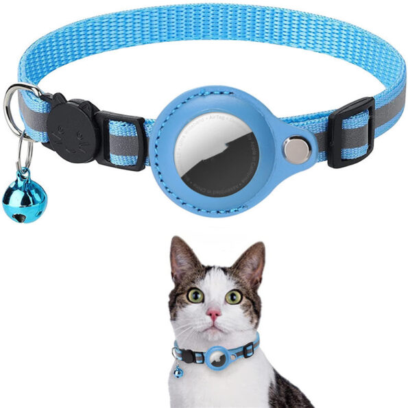 Collier Réfléchissant pour Chien & Chat avec Support Étanche pour AirTag – Sécurité & Suivi GPS – Image 7