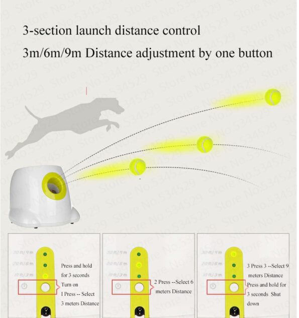 Lanceur de balle automatique pour chien – Amusement sans fin à la maison ! – Image 3
