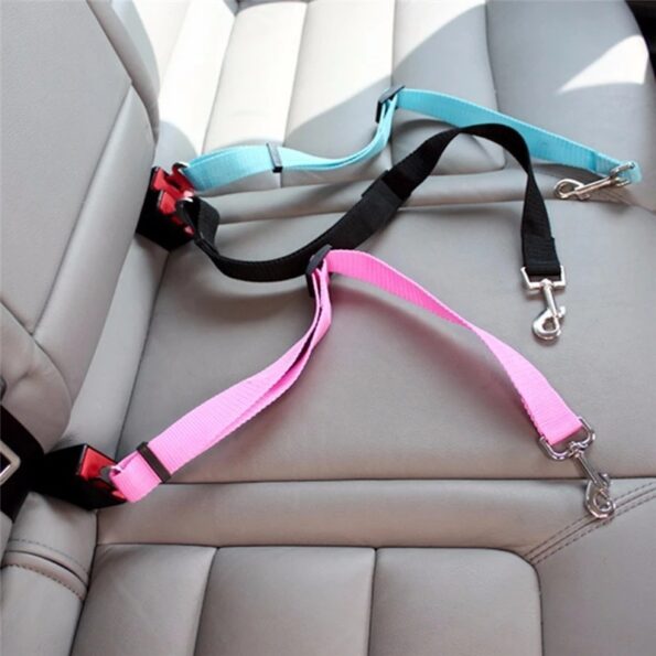 Ceinture de Sécurité Réglable pour Chien & Chat – Harnais Clip Voiture pour Animaux – Image 5