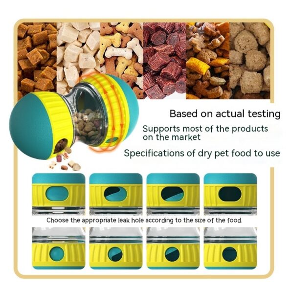 Jouet distributeur de croquettes – Tumbler interactif anti-glouton pour chien – Image 3