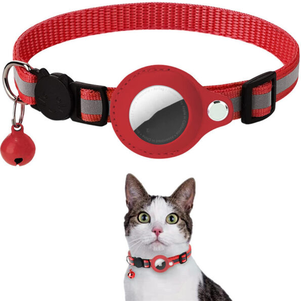 Collier Réfléchissant pour Chien & Chat avec Support Étanche pour AirTag – Sécurité & Suivi GPS – Image 10