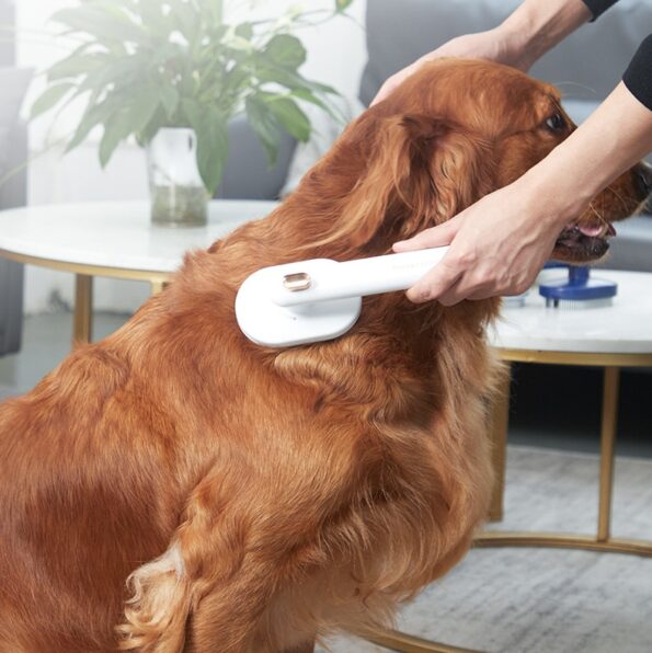 Brosse Autonettoyante Anti-Poils pour Chien & Chat – Peigne de Toilettage Élimine Poils Morts et Flottants – Image 7