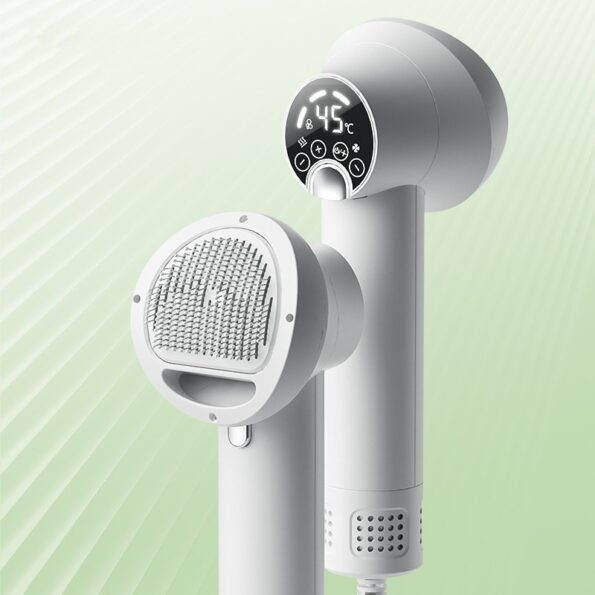 Sèche-Cheveux Intelligent pour Animaux | 2 en 1 Brosse & Séchage – Silencieux & Sans Danger pour Chiens et Chats – Image 3