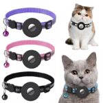Collier Réfléchissant pour Chien & Chat avec Support Étanche pour AirTag – Sécurité & Suivi GPS