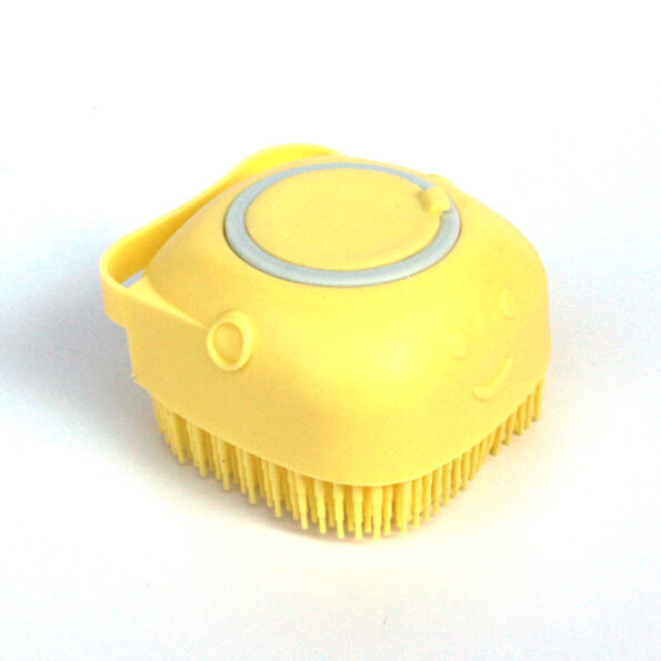 Gant de Bain et de Massage en Silicone pour Chien et Chat – Brosse 2-en-1 avec Réservoir de Shampooing – Image 4