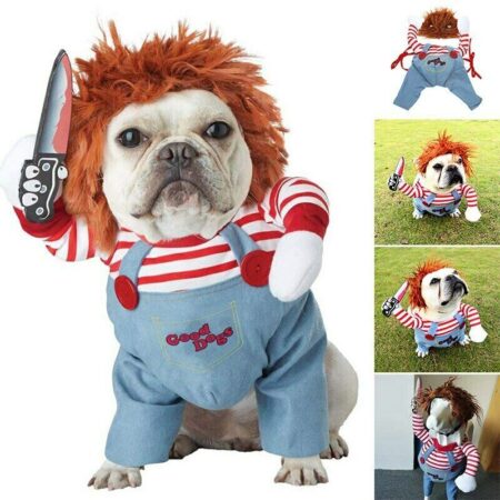 Costume Halloween pour Chien – Déguisement Drôle et Ajustable pour Cosplay & Fête