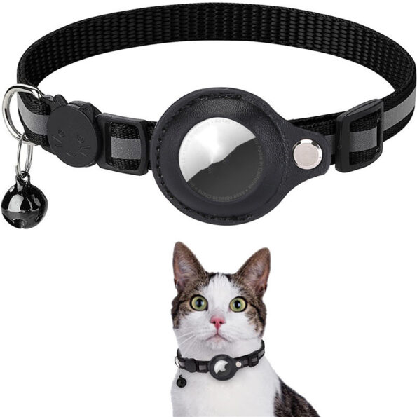 Collier Réfléchissant pour Chien & Chat avec Support Étanche pour AirTag – Sécurité & Suivi GPS – Image 5