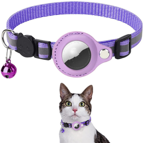 Collier Réfléchissant pour Chien & Chat avec Support Étanche pour AirTag – Sécurité & Suivi GPS – Image 9