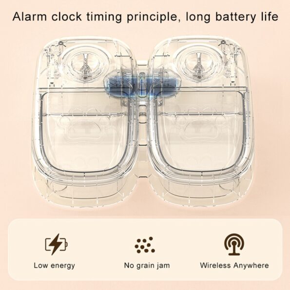 Distributeur Automatique de Nourriture pour Chien et Chat – Programmable avec Bol Inox – Image 2