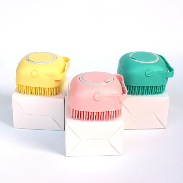 Gant de Bain et de Massage en Silicone pour Chien et Chat – Brosse 2-en-1 avec Réservoir de Shampooing – Image 10