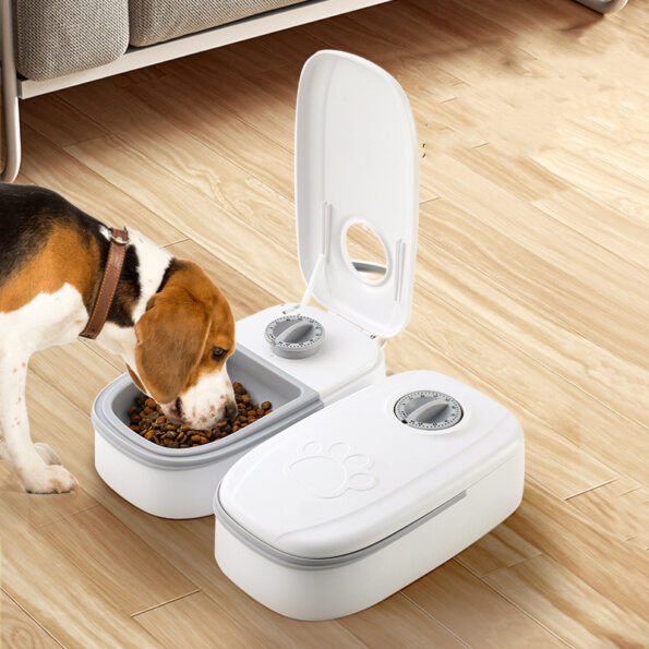 Distributeur Automatique de Nourriture pour Chien et Chat – Programmable avec Bol Inox – Image 5